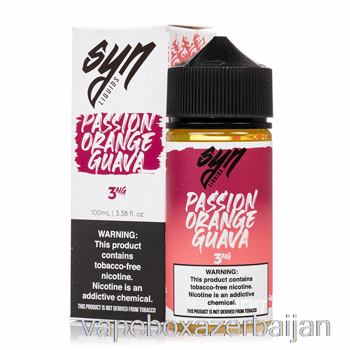 Vape Smoke Passion Orange Guava - Syn Liquid - 100mL 0mg